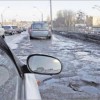 Беспорядок на дорогах в Киеве 